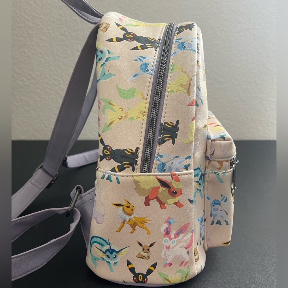 Pokemon Loungefly Mini Backpack with Eevee Evolutions - Picture 4 of 7